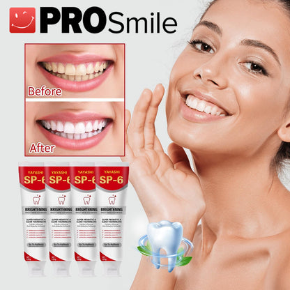 PROSmile SP-6 Probiotic Toothpaste | Teeth Whitening, Plaque Removal & Fresh Breath